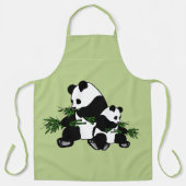 Aufwachsen Panda Schürze (Vorderseite)