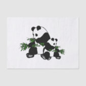 Aufwachsen Panda Seidenpapier (Vorderseite)