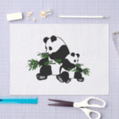 Aufwachsen Panda Seidenpapier (Handwerk)