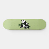 Aufwachsen Panda Skateboard (Horizontal)