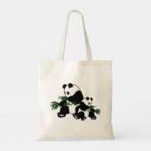 Aufwachsen Panda Tragetasche (Rückseite)