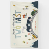 Aufwachsen von 2 schnellem Geburtstagsbanner Banner (Vertikal)