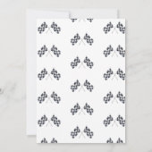 Aufwachsen zu schnellen Monster-LKWs Junge Geburts Einladung (Rückseite)