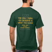 AUFWAND T-Shirt (Rückseite)