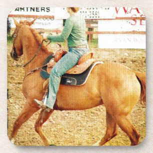 Aufwärmen des Barrel Race Untersetzer