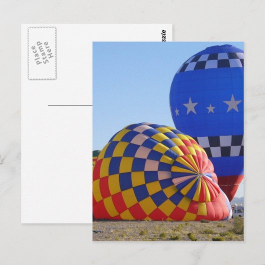 Aufwärmen Postkarte (Vorne/Hinten)