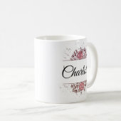 Aufwärmend rosa florales Christlich Kaffeetasse (VorderseiteRechts)