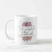 Aufwärmend rosa florales Christlich Kaffeetasse (Links)