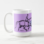 Aufwärmentrot-Tasse - lila Kaffeetasse (Links)