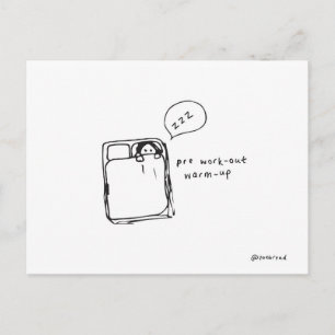 Aufwärmpostkarte Postkarte