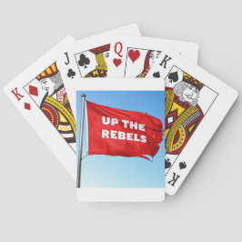 Aufwärts der Rebels-Thematik Kartenspielen Spielkarten