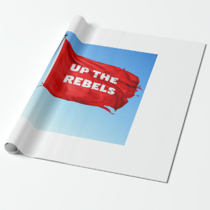 Aufwärts des Rebels-Themenabwicklungspapiers Geschenkpapier