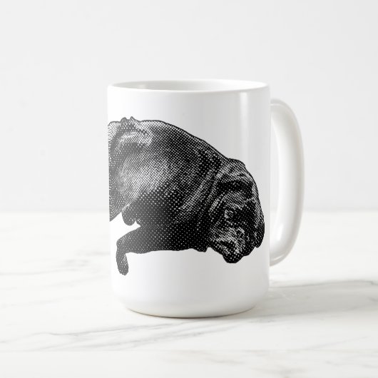 Aufwärts Hoffnung, heller Blick Kaffeetasse (VorderseiteRechts)