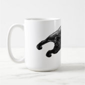 Aufwärts Hoffnung, heller Blick Kaffeetasse (Links)