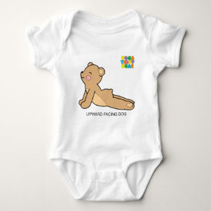 Aufwärts Hund/verfolgen abwärts T-Shirt Baby Strampler