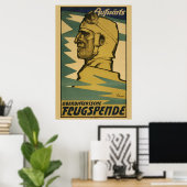 Aufwärts, Oberbayerische Flugspende WW1-Poster Poster (Heimbüro)