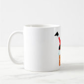 Aufwärts-Santa Kaffeetasse (Links)