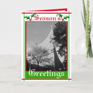 Aufwärts Schleife-Karte Feiertagskarte