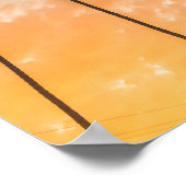 Aufwärts Sicht auf Palmen Poster (Ecke)