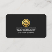 Aufwärts Trend Share Graph Financial Visitenkarte (Rückseite)