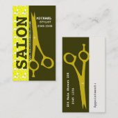 Aufwärts Verabredungs-Haar-Stylist beruflich Terminkarte (Vorne/Hinten)