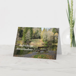 Aufwärts zu einem einsamen karte