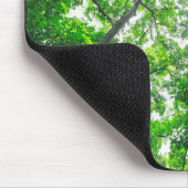 Aufwärtsansicht der Bäume Mousepad (Ecke)