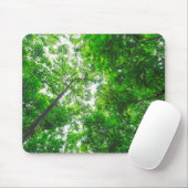 Aufwärtsansicht der Bäume Mousepad (Mit Mouse)