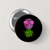 Aufwärtstrend des rosa Ribbon Brustkrebs Button (Vorne & Hinten)