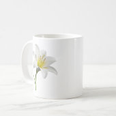 Aufweckende Energie Florale Tasse (Vorderseite Links)