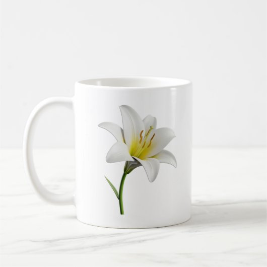 Aufweckende Energie Florale Tasse (Links)