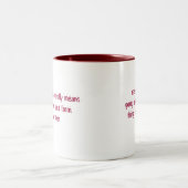 Aufwerfen des Bar-Tassen-Weiß/des Rotes Zweifarbige Tasse (Mittel)