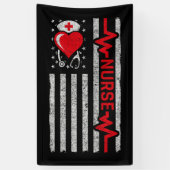 Aufwertung der amerikanischen Flagge Hero Heart Li Banner (Vertikal)