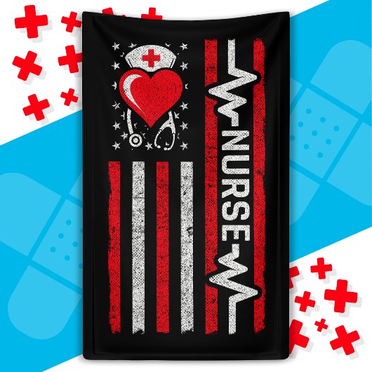 Aufwertung der amerikanischen Flagge Hero Heart Li Banner