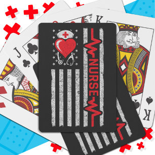 Aufwertung der amerikanischen Flagge Hero Heart Li Spielkarten