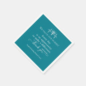 Aufwertung der Krankenschwester Personalisierten W Serviette (Ecke)