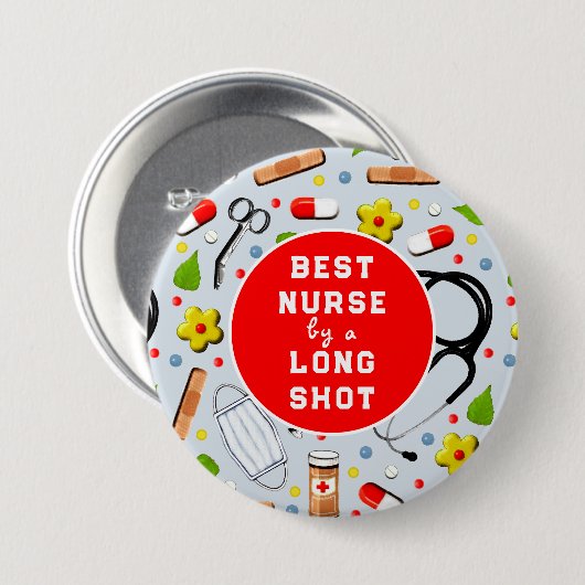 Aufwertung der Krankenversicherung Button (Vorne & Hinten)