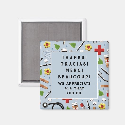 Aufwertung der Krankenversicherung Magnet (Vorderseite/Rückseite)