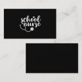 Aufwertung der niedlichen Schulkrankenhäuser Visitenkarte (Vorne/Hinten)