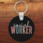 Aufwertung der Sozialarbeiter und Geschenke für Ab Schlüsselanhänger (Vorderseite)