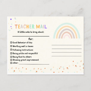 Aufwertung der Studierenden Postkarte