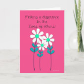 Aufwertung des Betreuers Rosa Karte (Vorderseite)