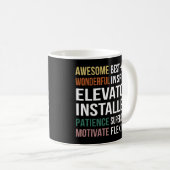 Aufwertung des Elevator-Installationsprogramms Kaffeetasse (VorderseiteRechts)