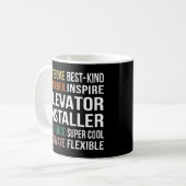 Aufwertung des Elevator-Installationsprogramms Kaffeetasse (Vorderseite Links)