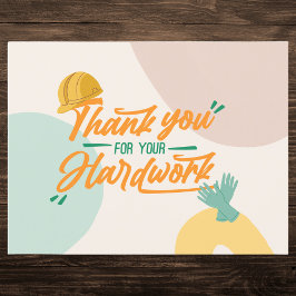 Aufwertung des farbenfrohen Arbeitstages Feiertagspostkarte