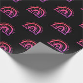 Aufwertung und Abschluss der Sozialarbeiter Geschenkpapier (Ecke)