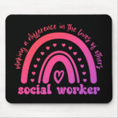 Aufwertung und Abschluss der Sozialarbeiter Mousepad (Vorne)