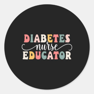 Aufwertung von Diabetes Nurse Educator Runder Aufkleber