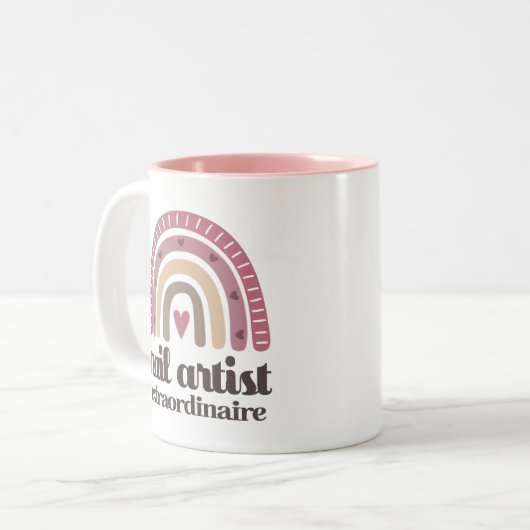 Aufwertung von Nail Artist Zweifarbige Tasse (Vorderseite Links)