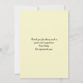 AUFWERTUNG VON PASTOREN | 1. LADY | Vielen Dank (Rückseite)